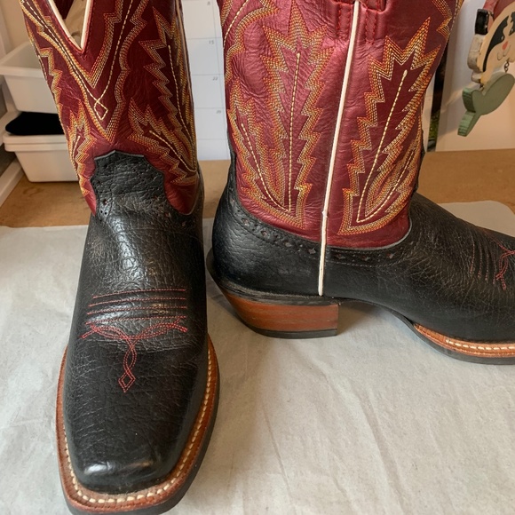 Ariat Other - ARIAT BLACK & RED ADRIANO MORAES COWBOY BOOTS